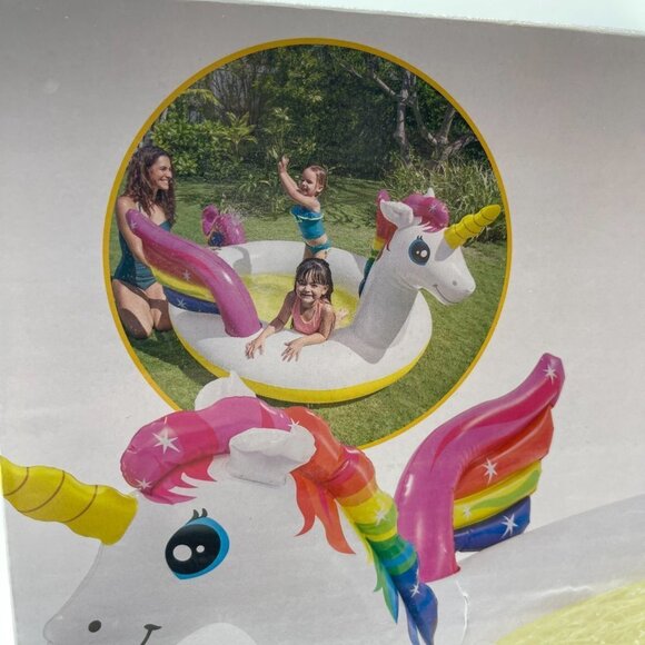 Intex Pool Mystic Unicorn Spray Pool New In Box 2+ Years - Picture 5 of 8